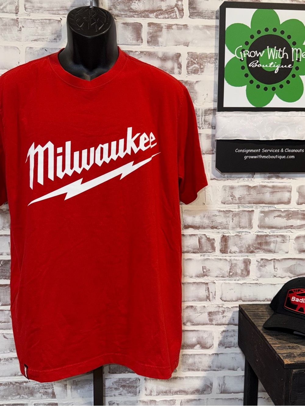 Milwaukee Red Short-Sleeve Graphic Tee